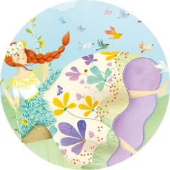 Ilo 307 Inc. Djeco Silhouette Puzzle Princess of Spring 36 pcs Fashion