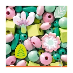 Ilo 307 Inc. Djeco Wooden Bead Kit - Leaves and Flowers Sale