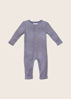 rise little earthling Drop Crotch Romper 0-3m Navy Sale