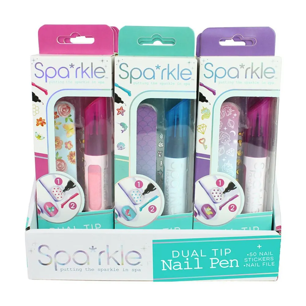 AR Bill Service (Bright Stripes LLC) Dual-Tip Nail Pen Assorted Sale