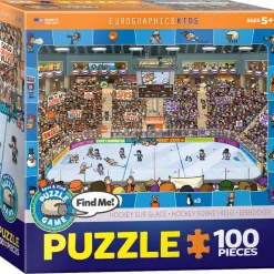 Eurographics Inc. Eurographics Hockey Spot & Find 100 PC Puzzle Hot