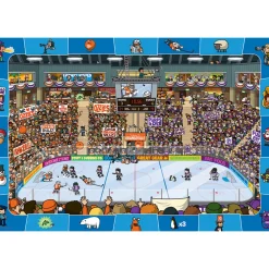 Eurographics Inc. Eurographics Hockey Spot & Find 100 PC Puzzle Hot