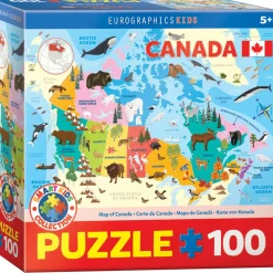 Eurographics Inc. Eurographics Map of Canada 100 PC Puzzle Online