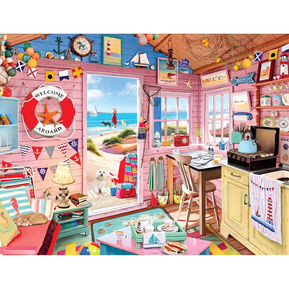 Eurographics Inc. Eurographics Ocean Cottage 1000 PC Puzzle New