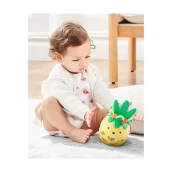 Skip Hop Farmstand Roll-Around Pineapple Rattle Baby Toy Discount