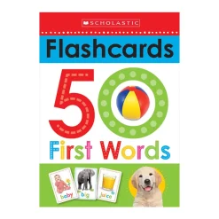 Scholastic Canada Ltd. First 50 Words Write and Wipe Flashcards Sale