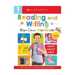 Mastermind Toys First Grade Reading/Writing Wipe Clean Workbook: Scholastic Early Learners Sale