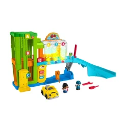 Mattel Canada Inc. Fisher-Price Little Ppl Light-Up Learning Garage New