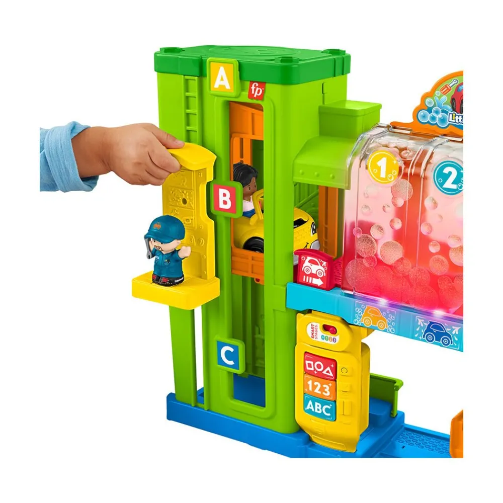 Mattel Canada Inc. Fisher-Price Little Ppl Light-Up Learning Garage New