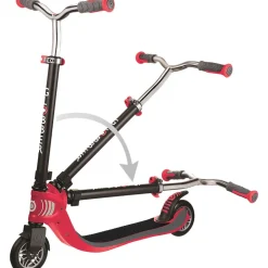 Globber Flow 125 Foldable - Black/Red Hot