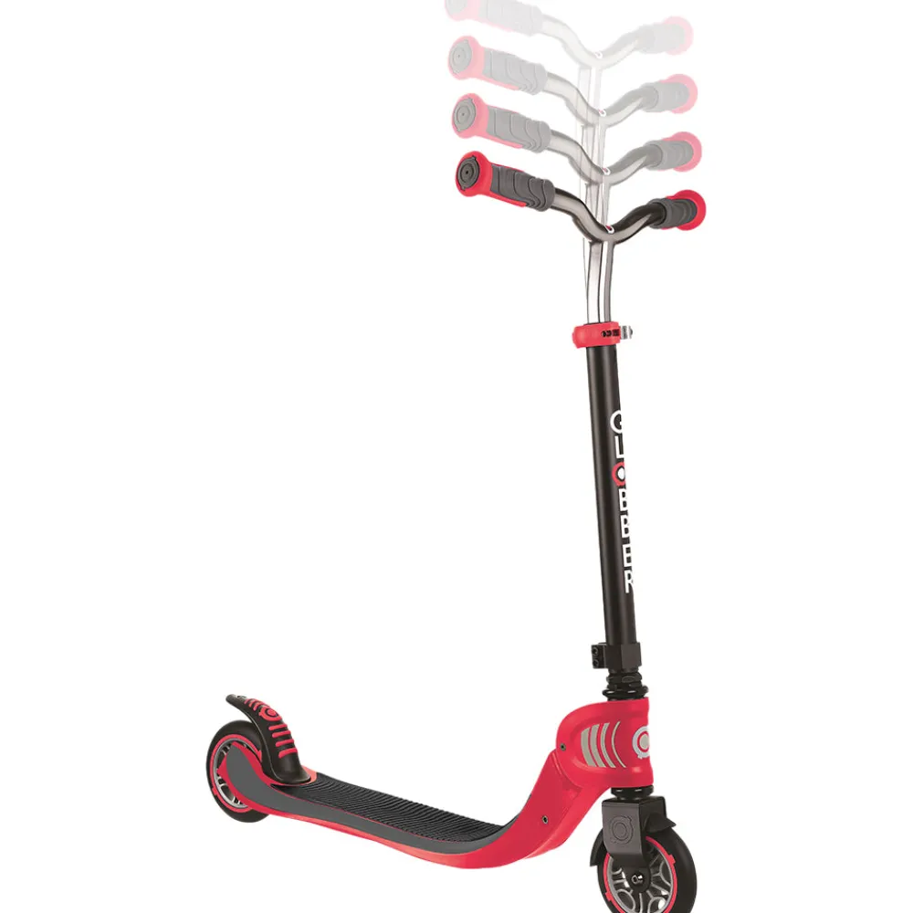 Globber Flow 125 Foldable - Black/Red Hot