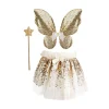 Creative Education Of Can. Gracious Gold Sequins Skirt, Wing & Wand, Size 4-6 Outlet