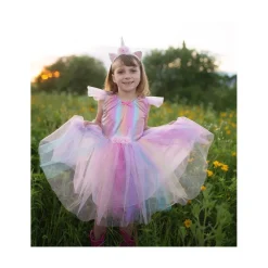 Great Pretenders Pink Unicorn Dress & Headband Age 5-6 Hot