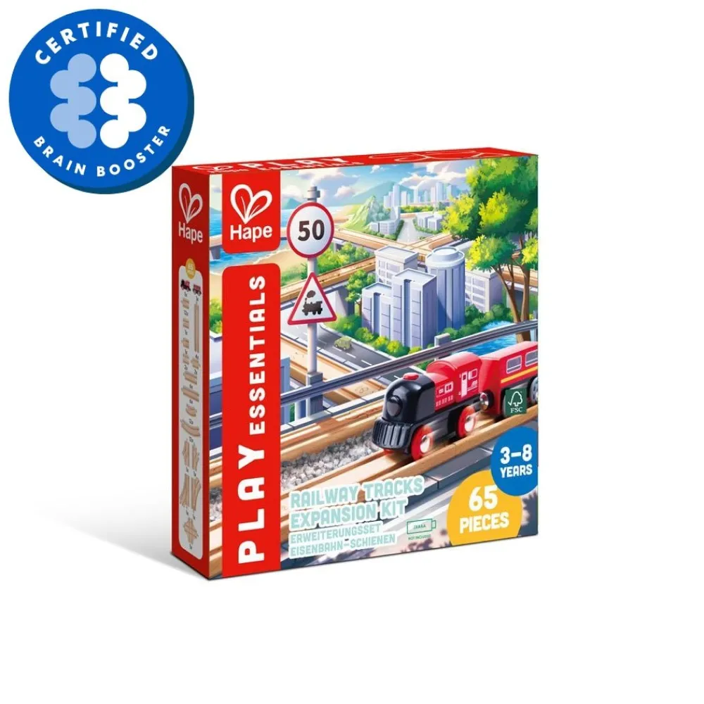 Hape 65 PC Railway & Expansion Set Fashion