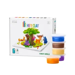 Hey Clay Forest Animals Air Dry Clay Modelling Kit Clearance