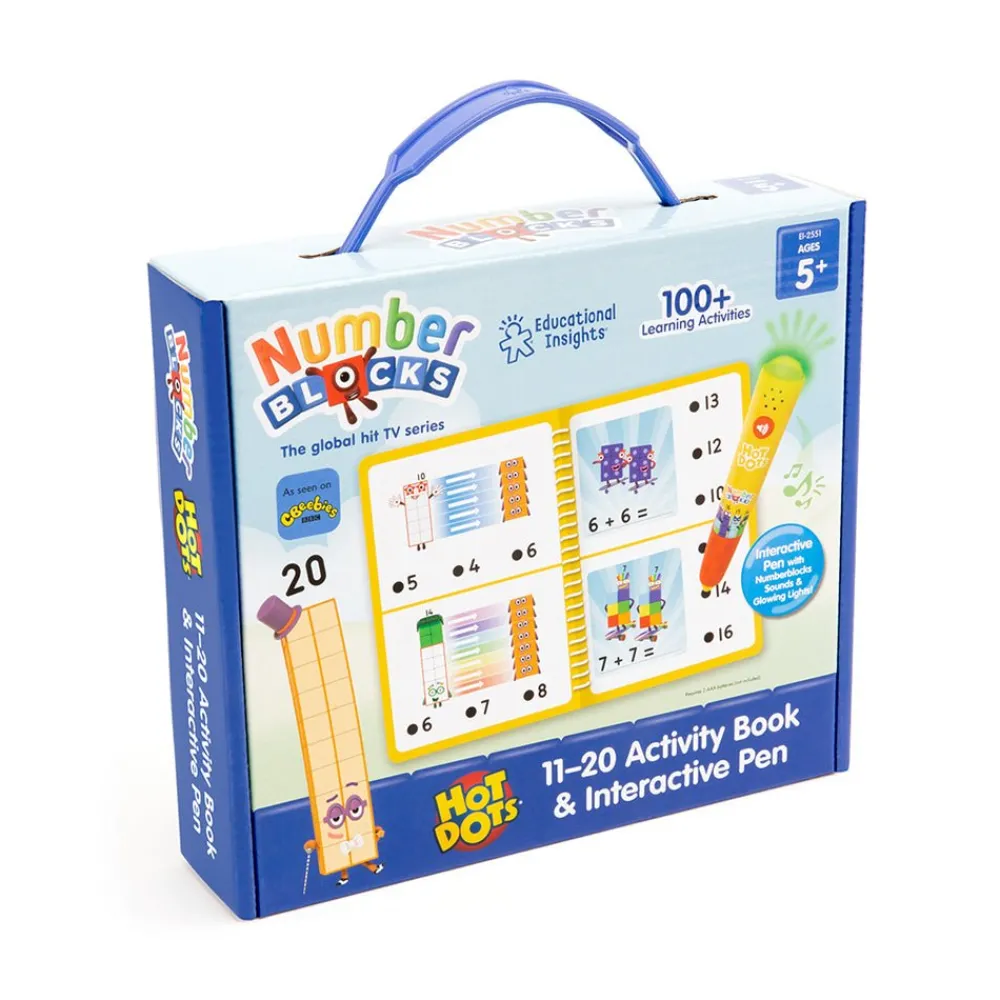 Learning Resources Hot Dots Numberblocks 11-20 Activity Book Clearance