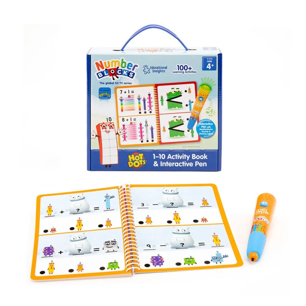 Learning Resources Hot Dots Numberblocks 1-10 Activity Book Clearance