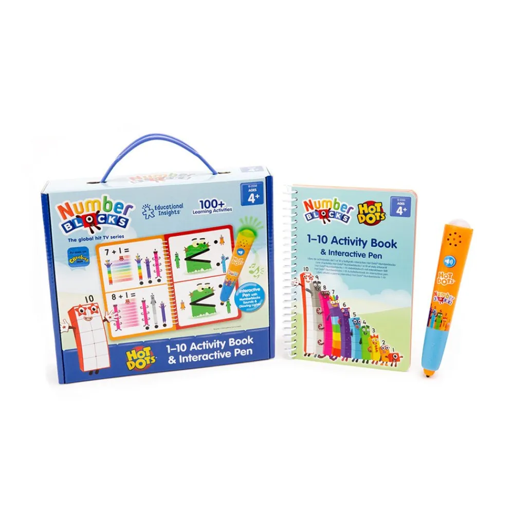 Learning Resources Hot Dots Numberblocks 1-10 Activity Book Clearance