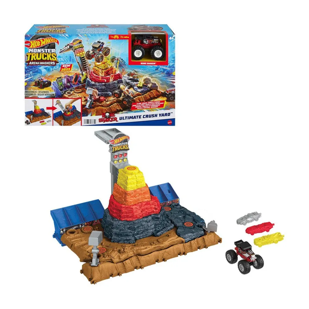 Hot Wheels Monster Truck Arena Smashers Bone Shaker Fashion