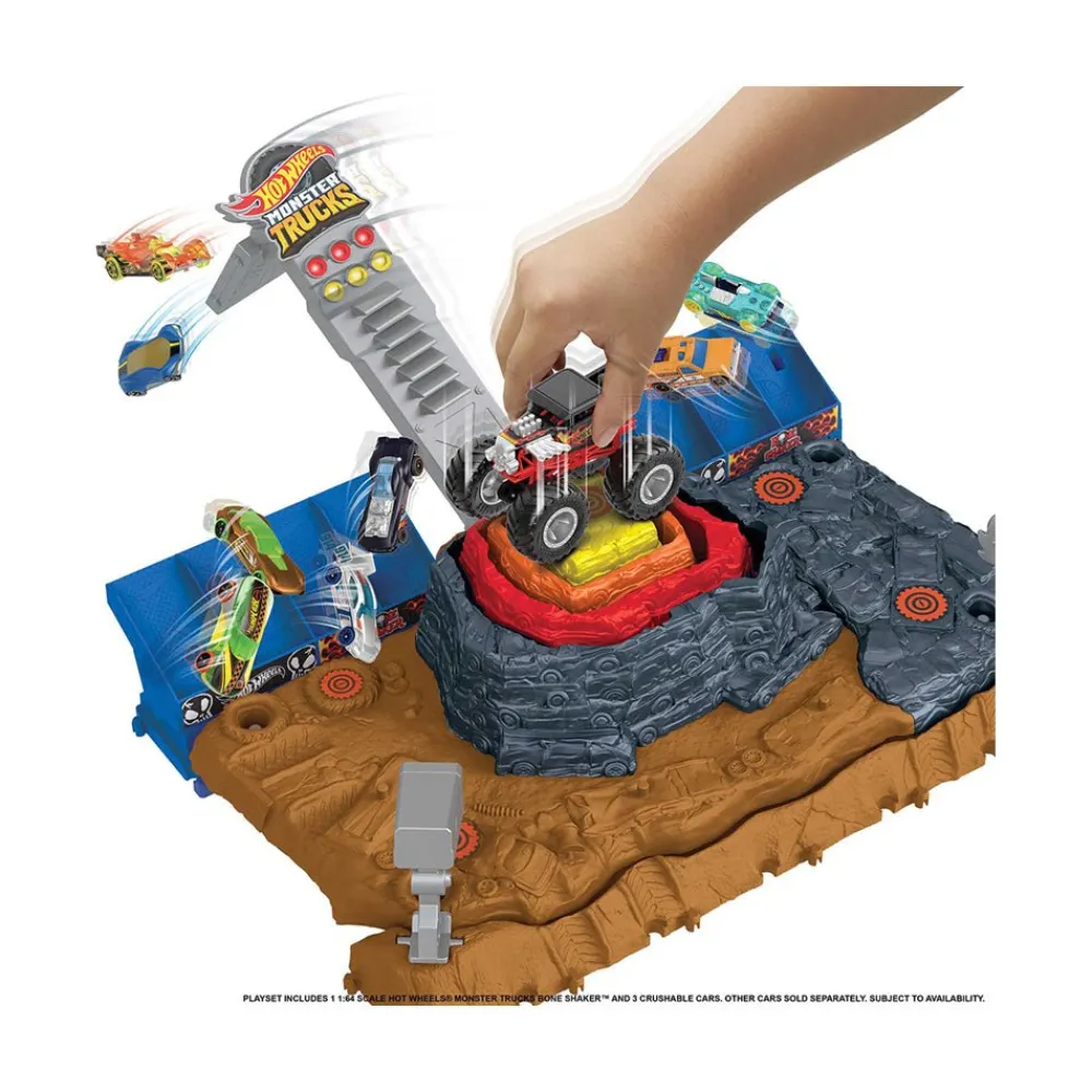 Hot Wheels Monster Truck Arena Smashers Bone Shaker Fashion