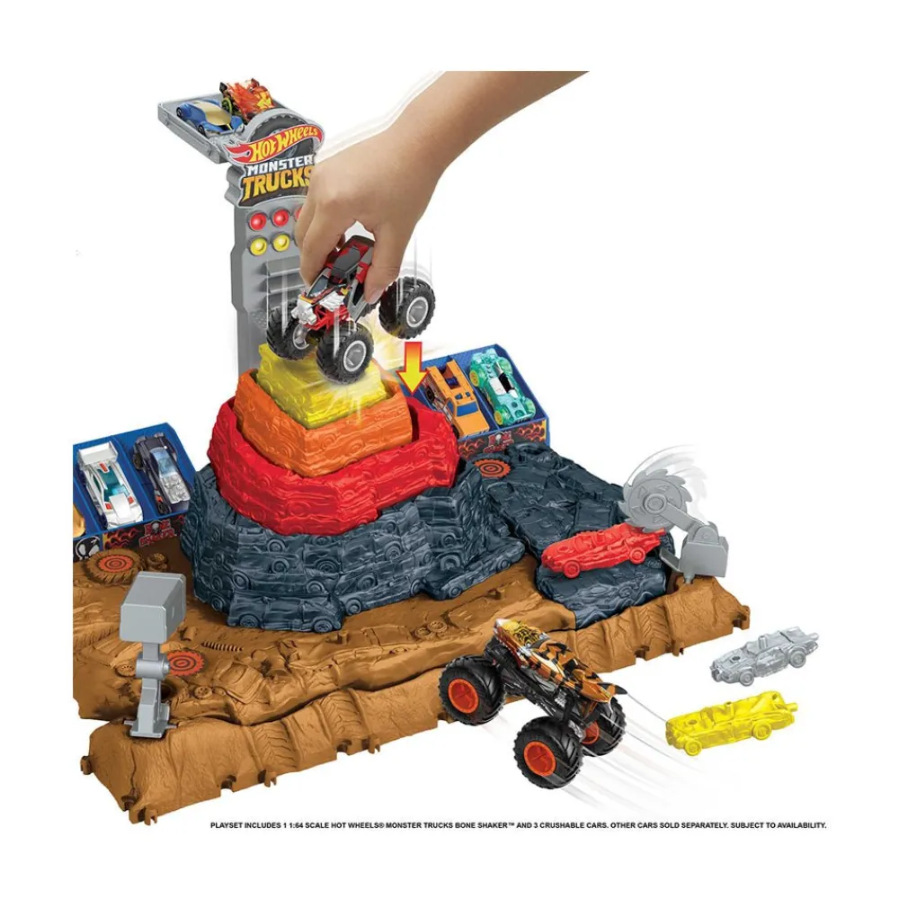 Hot Wheels Monster Truck Arena Smashers Bone Shaker Fashion