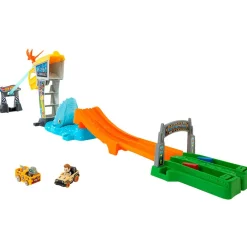 Hot Wheels Racerverse Blue'S Raptor Rush TrackSet Hot