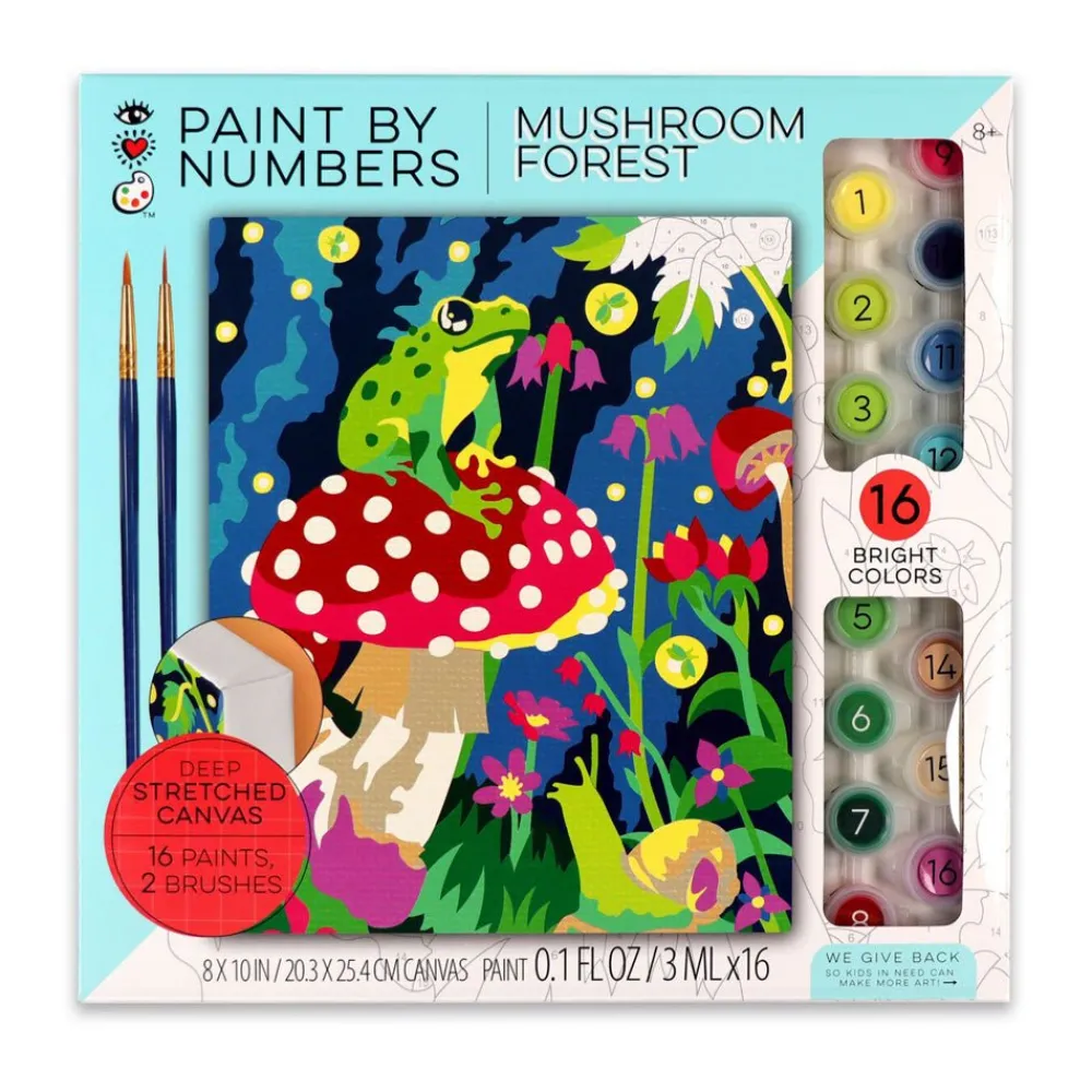 AR Bill Service (Bright Stripes LLC) iHeartArt Paint By Numbers- Mushroom Forest Online