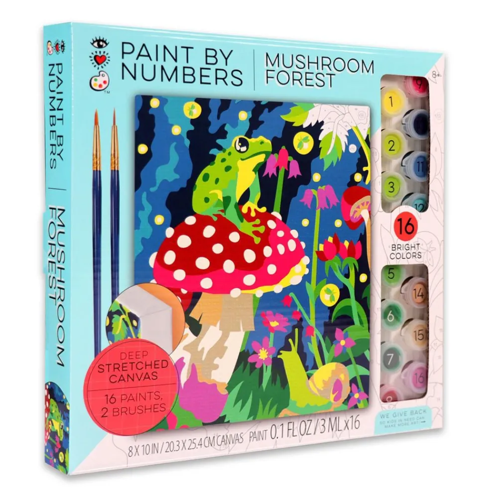 AR Bill Service (Bright Stripes LLC) iHeartArt Paint By Numbers- Mushroom Forest Online
