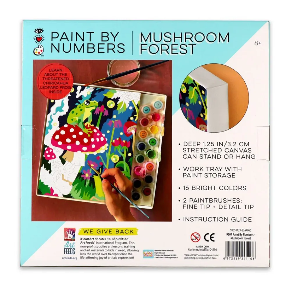 AR Bill Service (Bright Stripes LLC) iHeartArt Paint By Numbers- Mushroom Forest Online