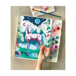 AR Bill Service (Bright Stripes LLC) iHeartArt Paint By Numbers- Moonlit Unicorn Clearance