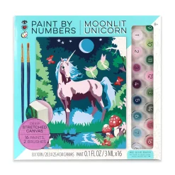 AR Bill Service (Bright Stripes LLC) iHeartArt Paint By Numbers- Moonlit Unicorn Clearance