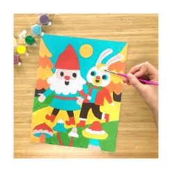 Bright Stripes iHeartArt Paint By Number Forest Friends Outlet