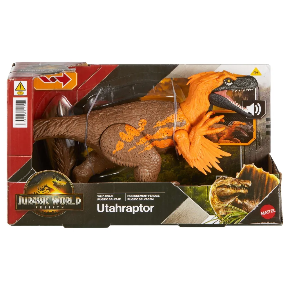 Mattel Canada Inc. JURASSIC WORLD Wild Rorar Utahraptor New