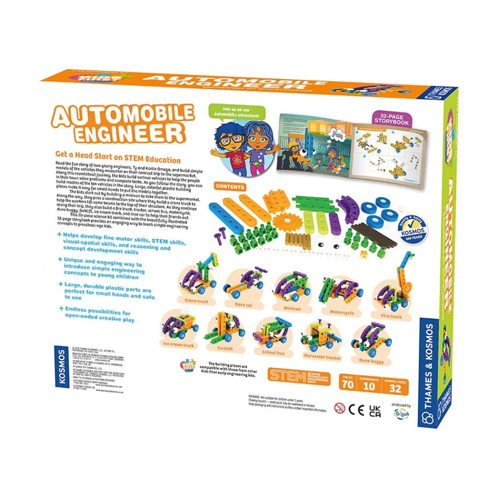 Thames & Kosmos Kids First Automobile Engineer Kit and Storybook Hot