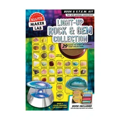 Scholastic Canada Ltd. Klutz Light-Up Rocks & Gems Collection Hot
