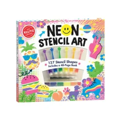 Scholastic Canada Ltd. Klutz Neon Stencil Art Discount