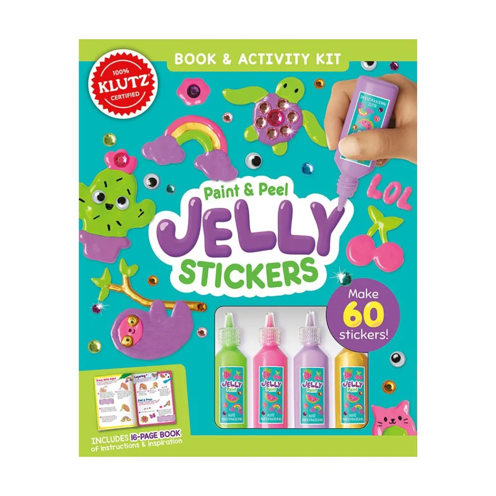 Scholastic Canada Ltd. Klutz Paint & Peel Jelly Stickers Hot