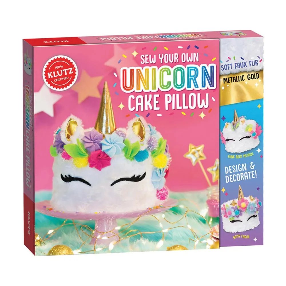 Scholastic Canada Ltd. Klutz Sew Your Own Unicorn Cake Pillow Outlet