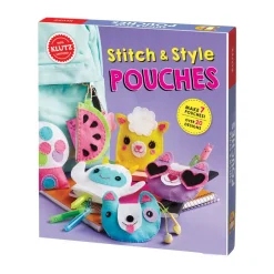 Scholastic Canada Ltd. Klutz Stitch & Style Pouches New