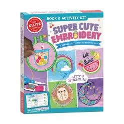 Scholastic Canada Ltd. Klutz Super Cute Embroidery Clearance
