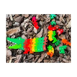 Lanka Kade Crocodile 1-25 Wooden Jigsaw Puzzle Discount
