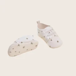 rise little earthling Leather Shoes 0-3m Antique White Clearance