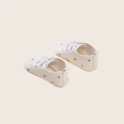 rise little earthling Leather Shoes 0-3m Antique White Clearance