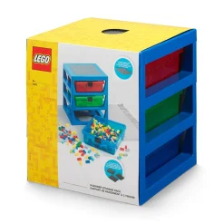 Kroeger Inc. LEGO - 3 DRAWER RACK TRANSPARENT BLUE Discount