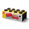 Kroeger Inc. LEGO - 8 Knobs Storage Brick Black Discount