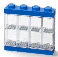 LEGO - 8 Minifigure Display Case Bright Blue Fashion