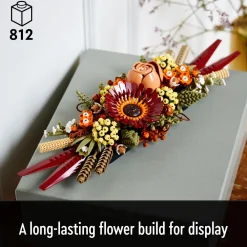 LEGO ® Botanicals Dried Flower Centerpiece 10314 Building Kit (812 Pieces) Best