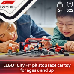 LEGO ® City F1® Pit Stop & Pit Crew with Ferrari Car 60443 Discount