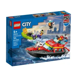 Lego Canada Inc. LEGO® City Fire Rescue Boat 60373 Building Toy Set (144 Pieces) Clearance