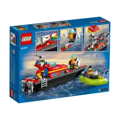 Lego Canada Inc. LEGO® City Fire Rescue Boat 60373 Building Toy Set (144 Pieces) Clearance